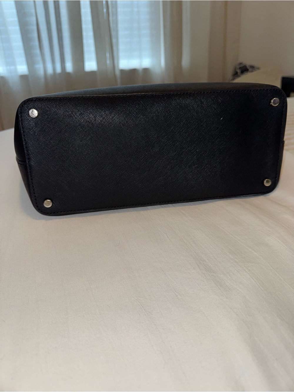 Kate Spade Black Saffiano Leather Tote With Dust Bag - Picture 6 of 10